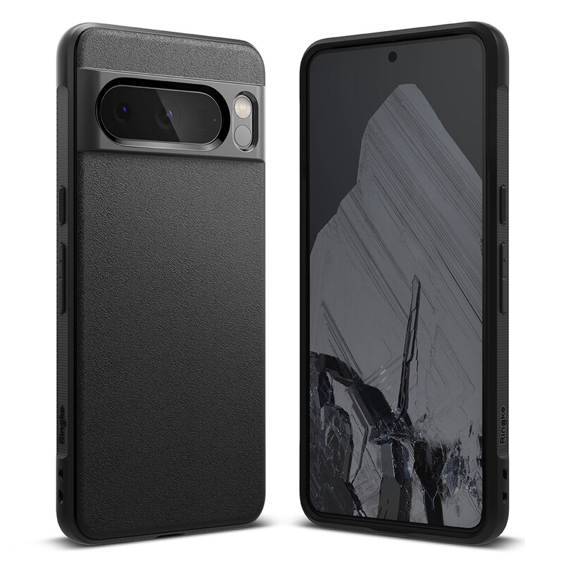 Ringke Onyx Compatible with Google Pixel 8 Pro Case, Enhanced Grip Tough Flexible TPU Shockproof Rugged TPU Bumper Drop Protection Phone Cover - Black